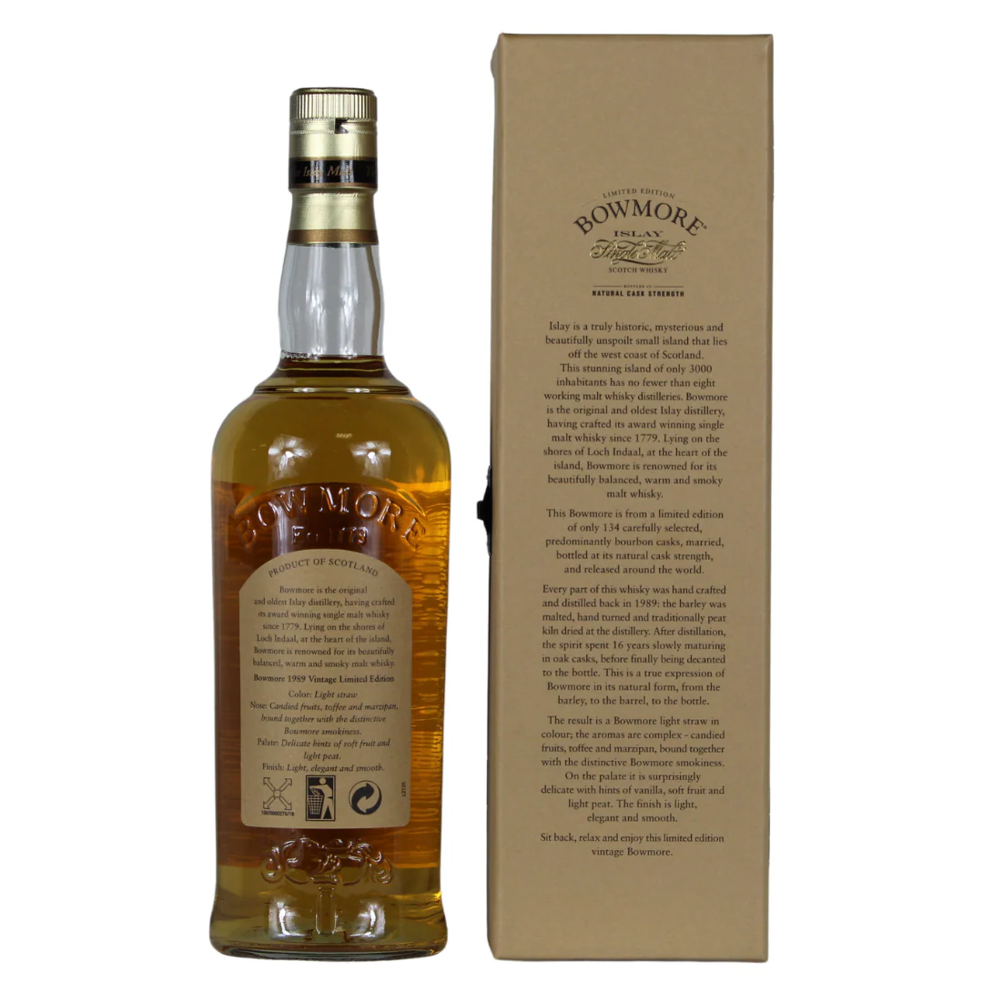 Bowmore 16 Jahre Vintage 1989 Cask Strength 51,8% 0,7l - Image 2