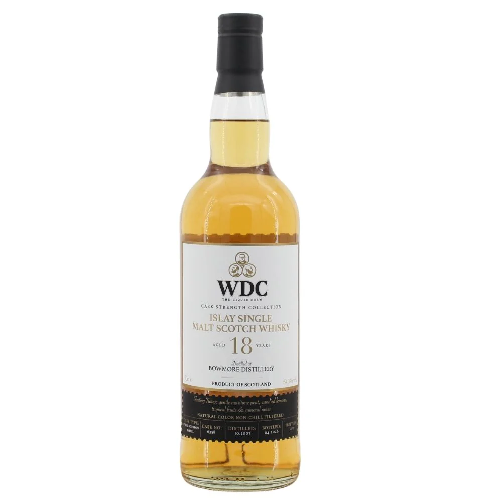 Bowmore 18 Jahre 2007/2026 Wu Dram Clan First Fill Bourbon Barrel 54,1% 0,7l