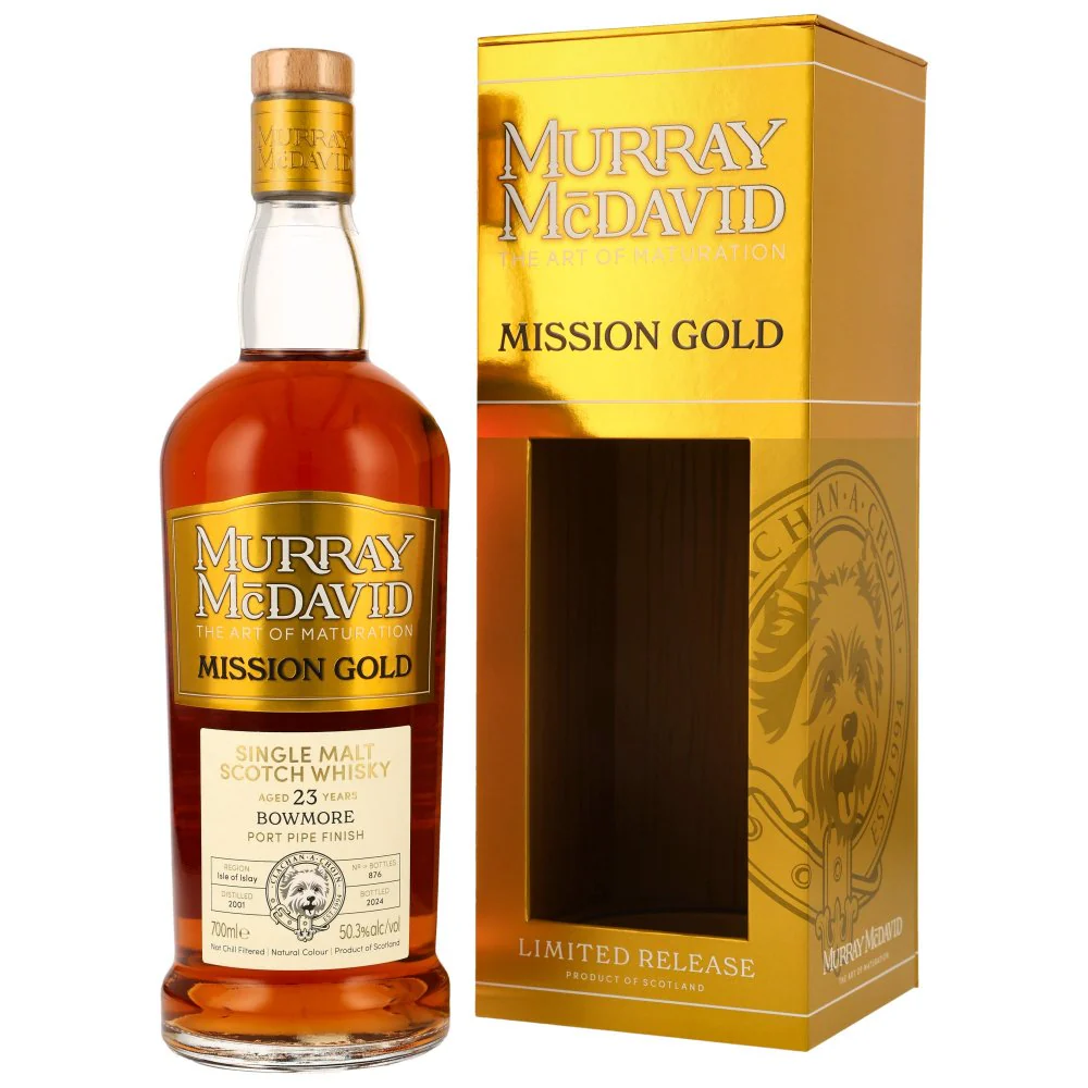 Bowmore 2001/2024 23 Jahre Port Pipe Murray McDavid 50,3% 0,7l