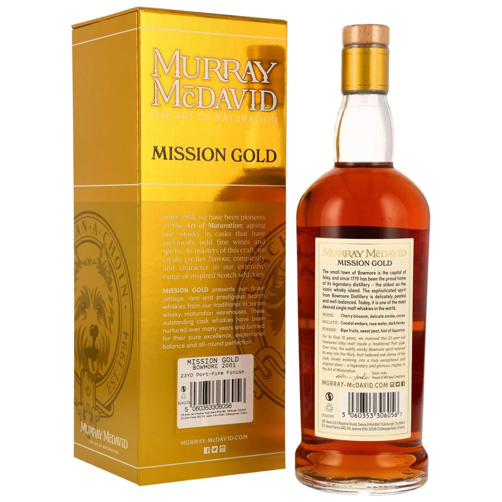 Bowmore 2001/2024 23 Jahre Port Pipe Murray McDavid 50,3% 0,7l - Image 2