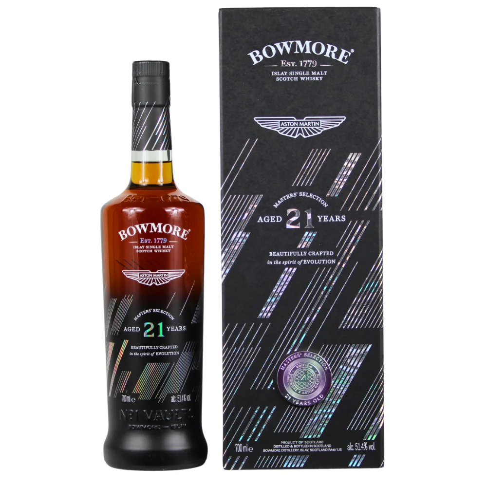 Bowmore 21 Jahre Master Selection Aston Martin No.4 2024 51,4% 0,7l