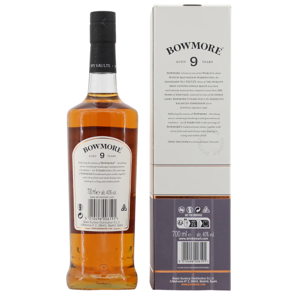 Bowmore 9 Jahre 40% 0,7l - Image 2
