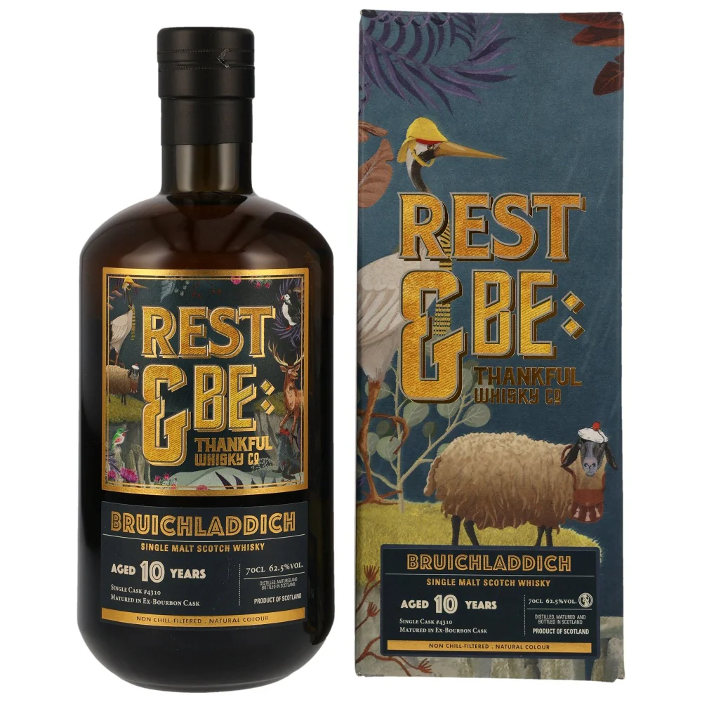 Bruichladdich 10 Jahre 2013/2023 Rest & Be Thankful Single Cask #4310 62,5% 0,7l