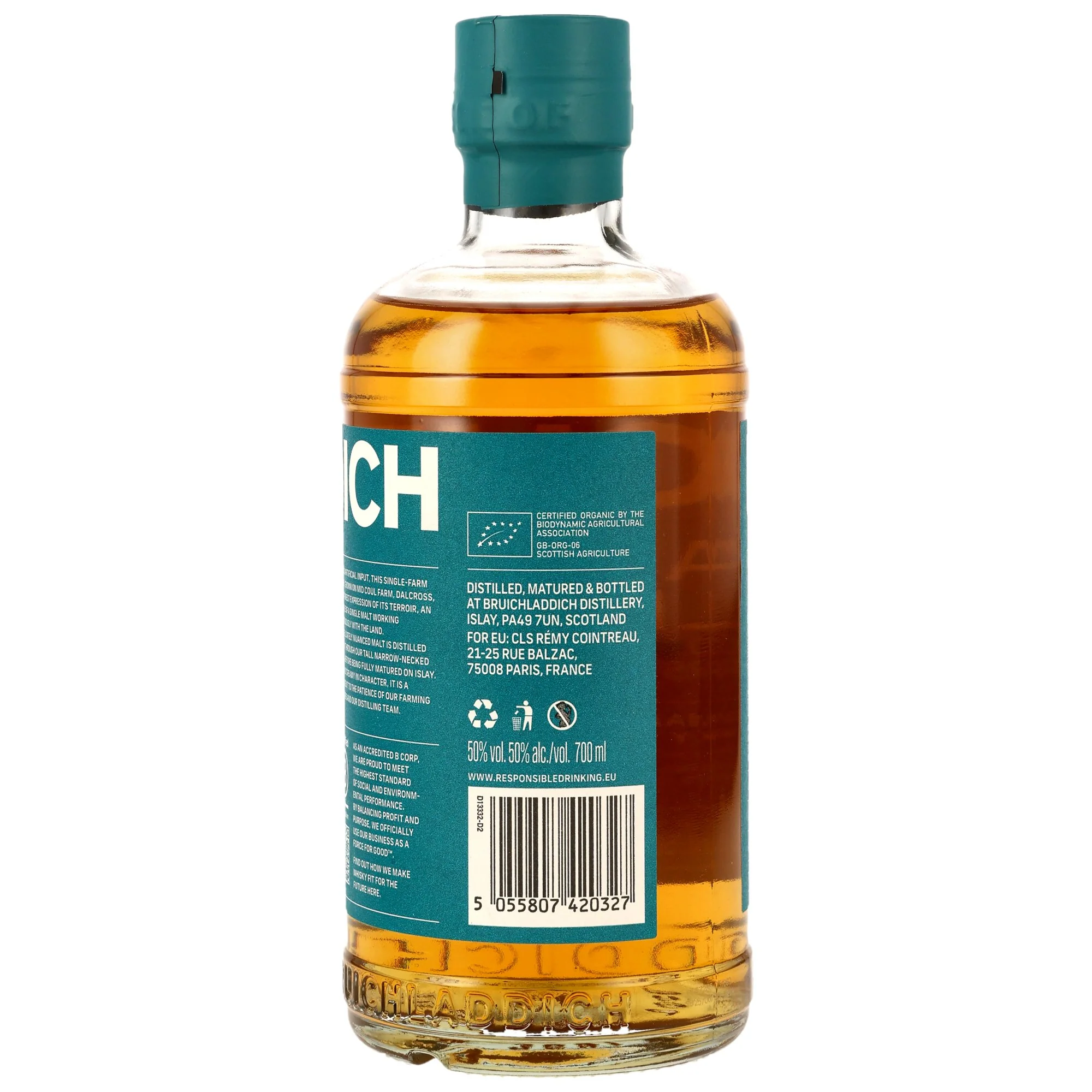 Bruichladdich 16 Jahre Organic Barley 16 Jahre 50% 0,7l - Image 2