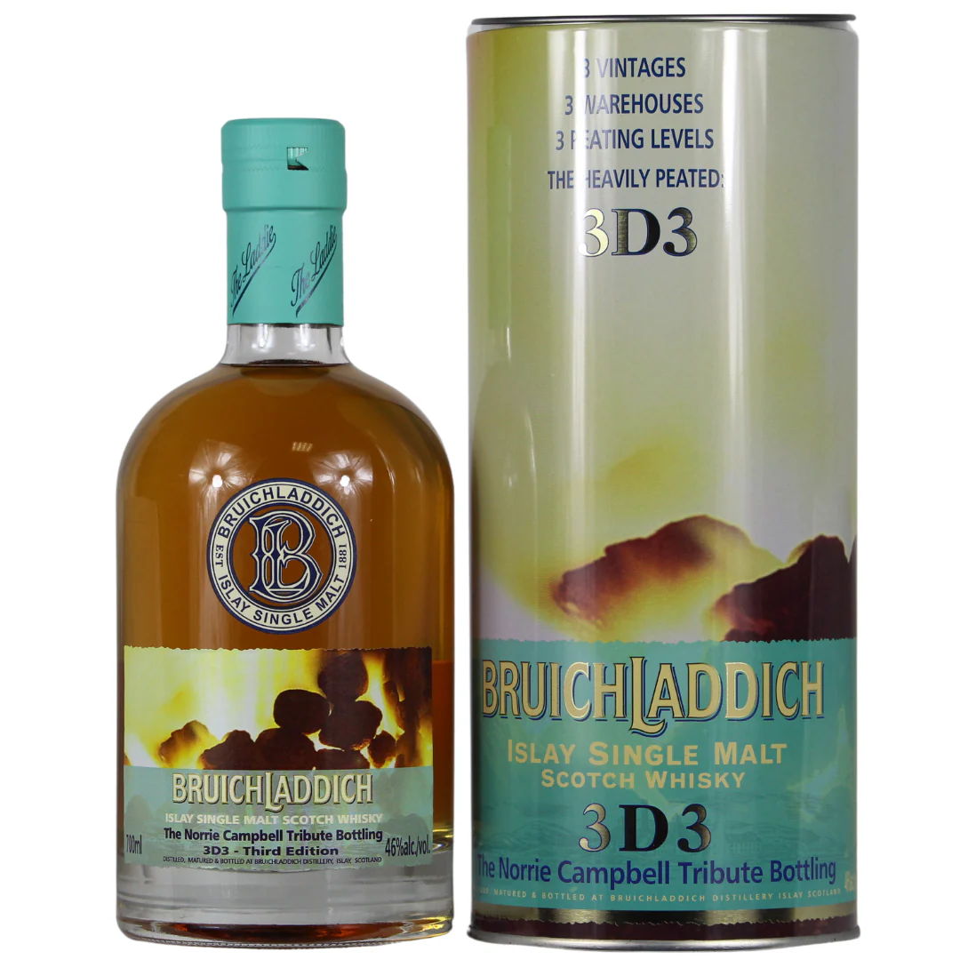 Bruichladdich 3D3 Third Edition The Norrie Campbell Tribute Bottling 46% 0,7l