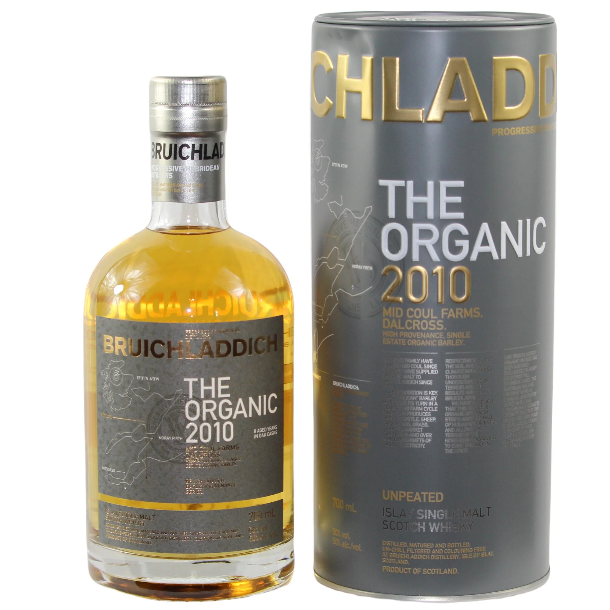 Bruichladdich The Organic 2010 Single Malt Scotch Whisky 0,7l 50%