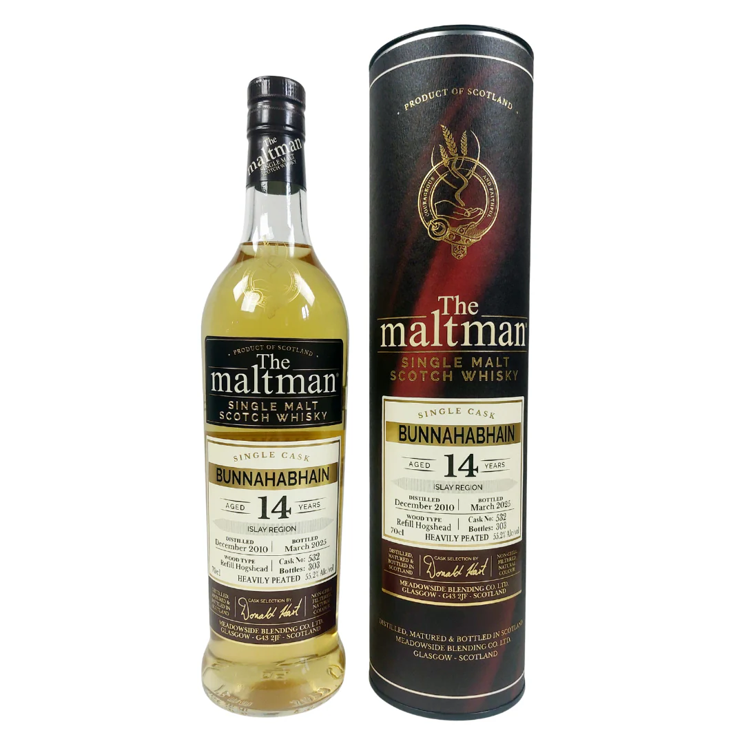 Bunnahabhain 14 Jahre 2010/2025 The Maltman 55,2% 0,7l