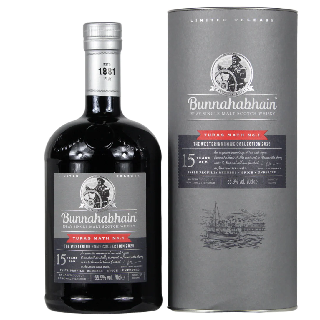Bunnahabhain 15 Jahre Turas Math No. 1 The Westering Home Collection 2025 55,9% 0,7l