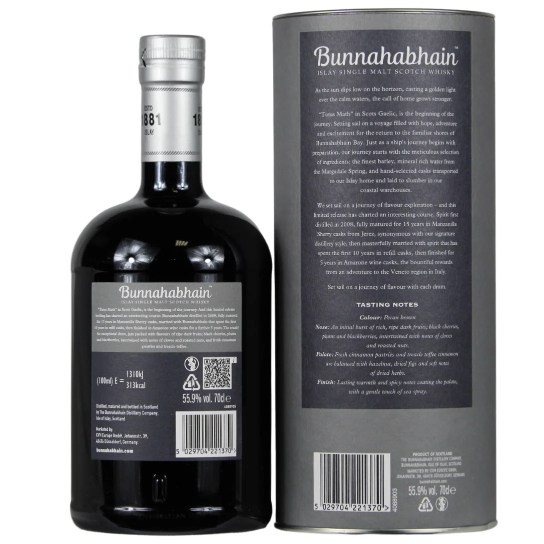 Bunnahabhain 15 Jahre Turas Math No. 1 The Westering Home Collection 2025 55,9% 0,7l - Image 2