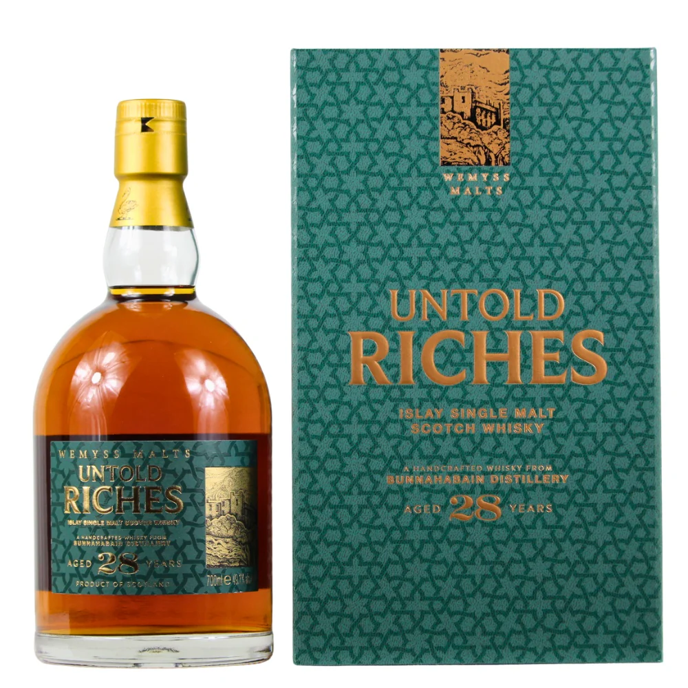 Bunnahabhain 28 Jahre Untold Riches Wemyss Malts 49,1% 0,7l