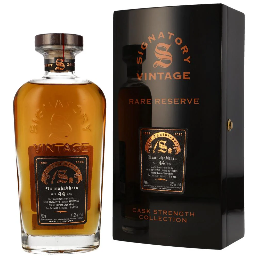 Bunnahabhain 44 Jahre SV 35th Anniversary Cask 7638 41,5% 0,7l