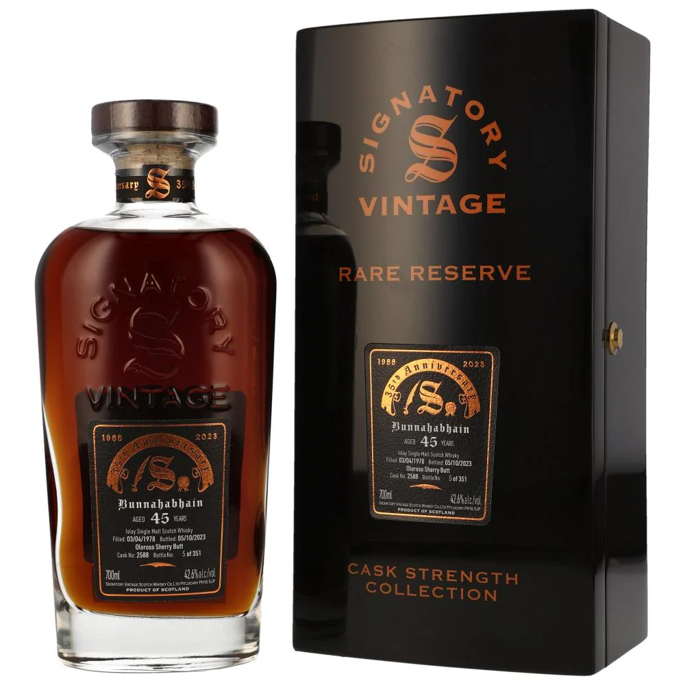 Bunnahabhain 45 Jahre SV 35th Anniversary Cask 2588 42,6% 0,7l