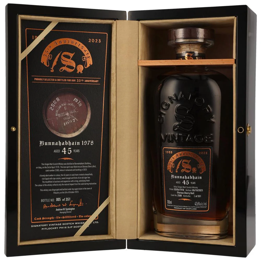 Bunnahabhain 45 Jahre SV 35th Anniversary Cask 2588 42,6% 0,7l - Image 3