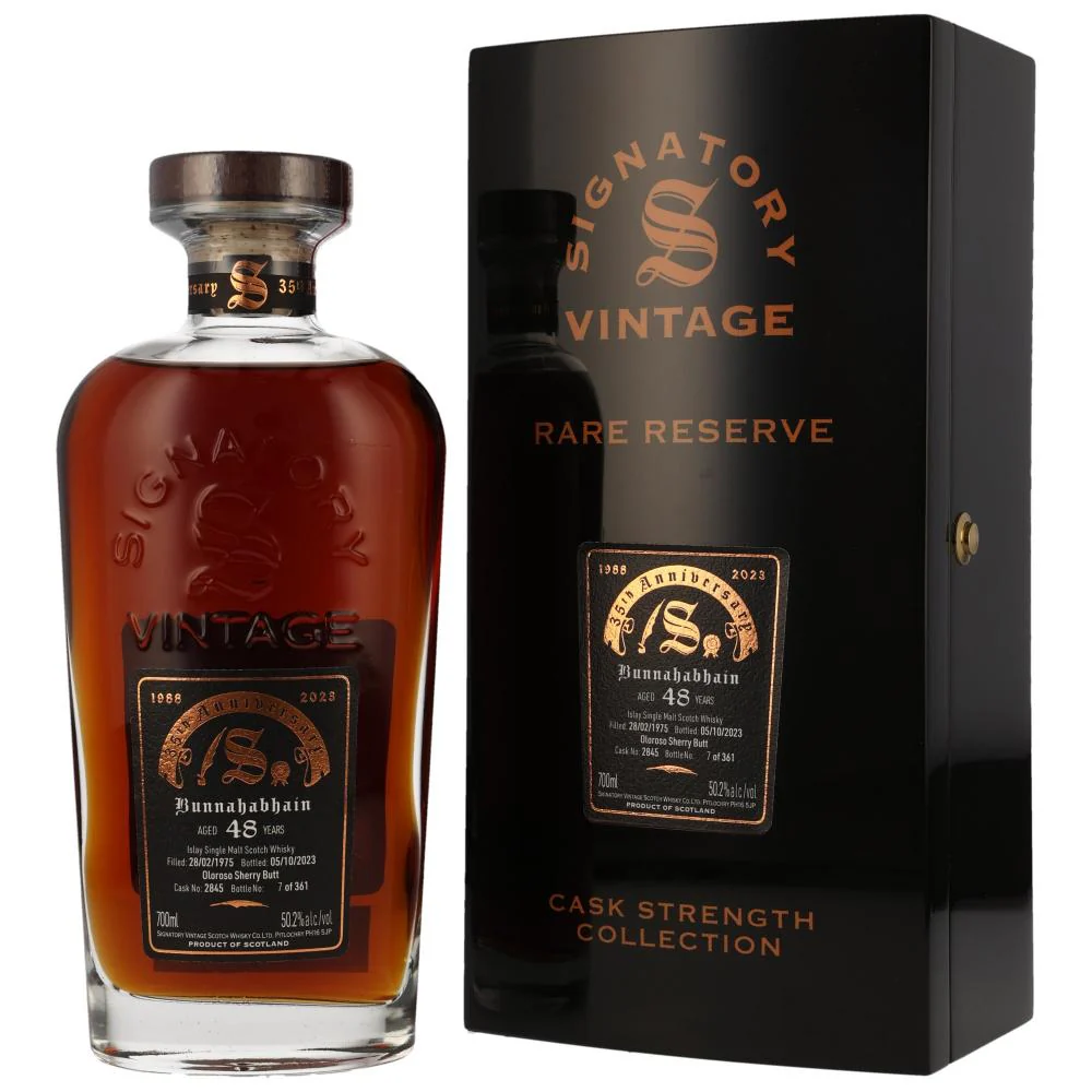 Bunnahabhain 48 Jahre SV 35th Anniversary Cask 2845 50,2% 0,7l