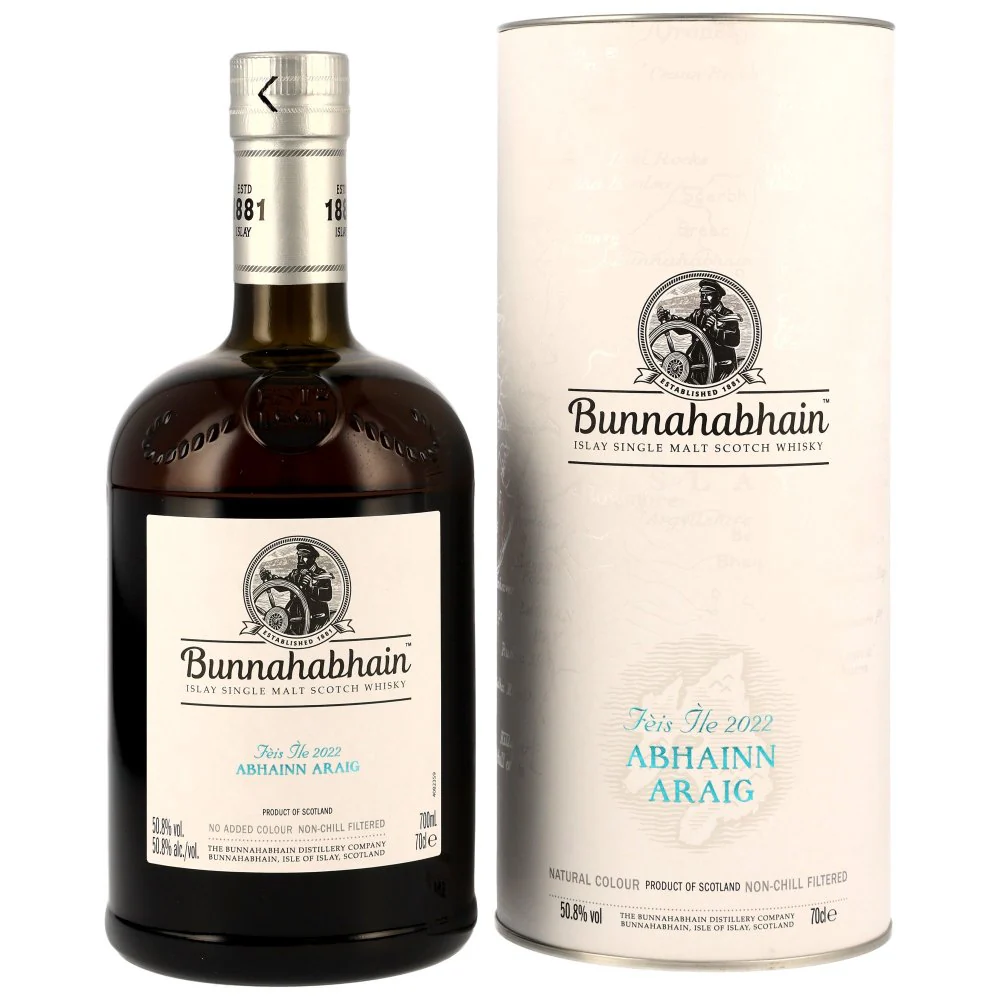 Bunnahabhain Abhainn Araig Jahre Feis Ile 2022 50,8% 0,7l