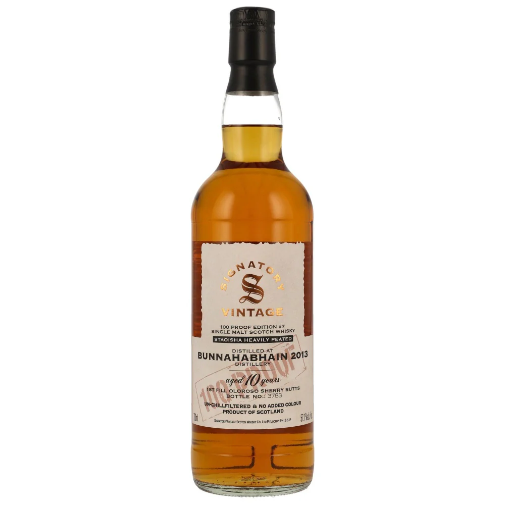 Bunnahabhain Staoisha 10 Jahre 100 Proof Edition #7 SV 57,1% 0,7l