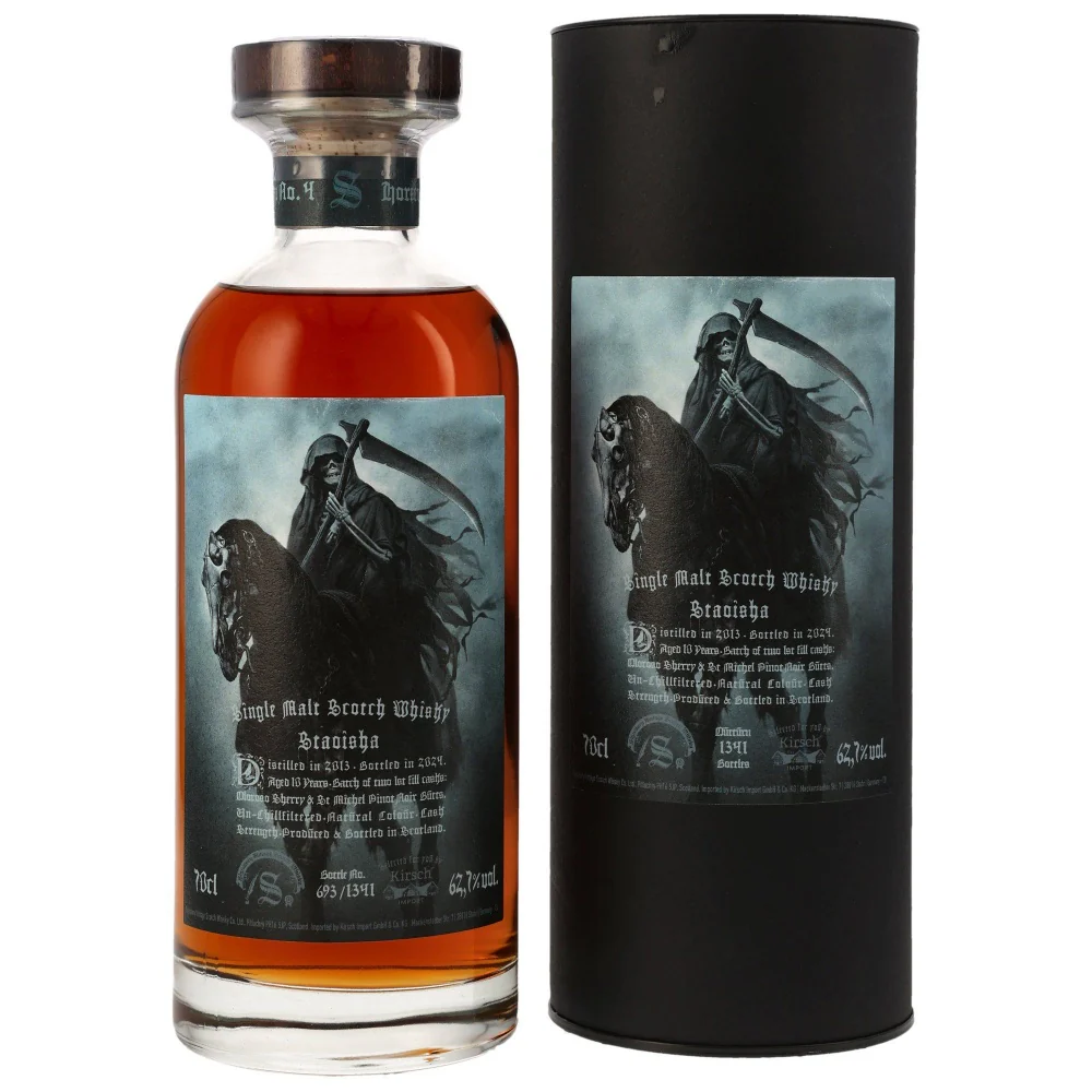 Bunnahabhain Staoisha 10 Jahre Horsemen No.4 SV 62,7% 0,7l