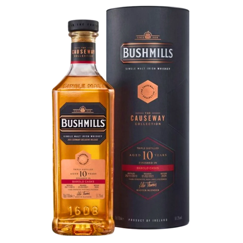 Bushmills 10 Jahre Barolo Casks Causeway Collection 51,2% 0,7l