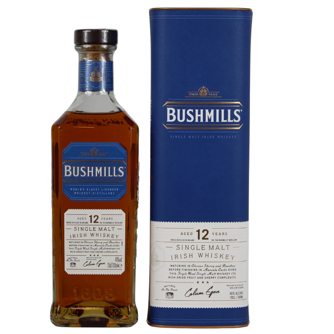 Bushmills 12 Jahre Irish Whiskey 40% 0,7l