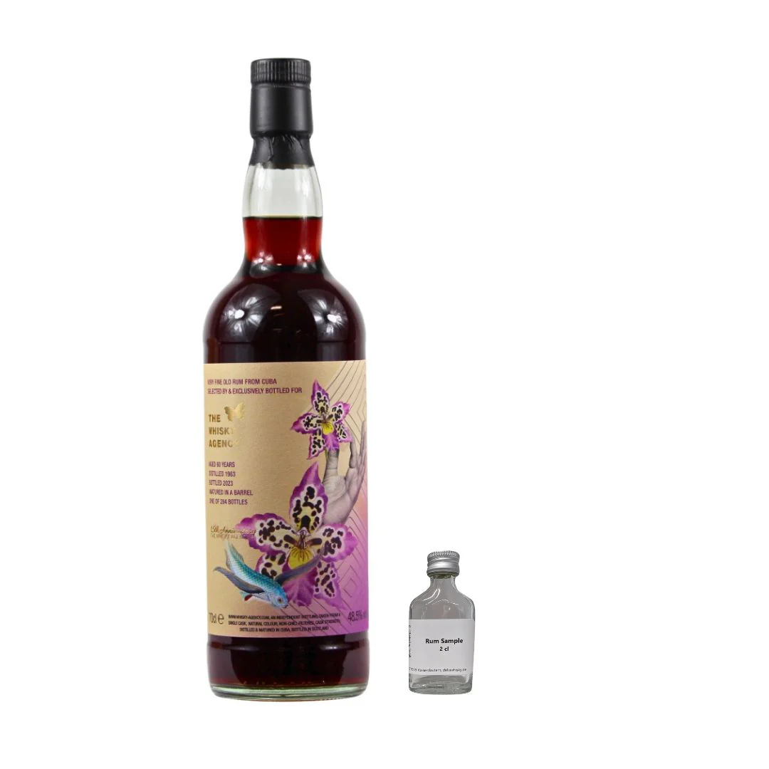 C. Rum 60 Jahre 1963/2023 The Whisky Agency 48,5%  SAMPLE - Image 2