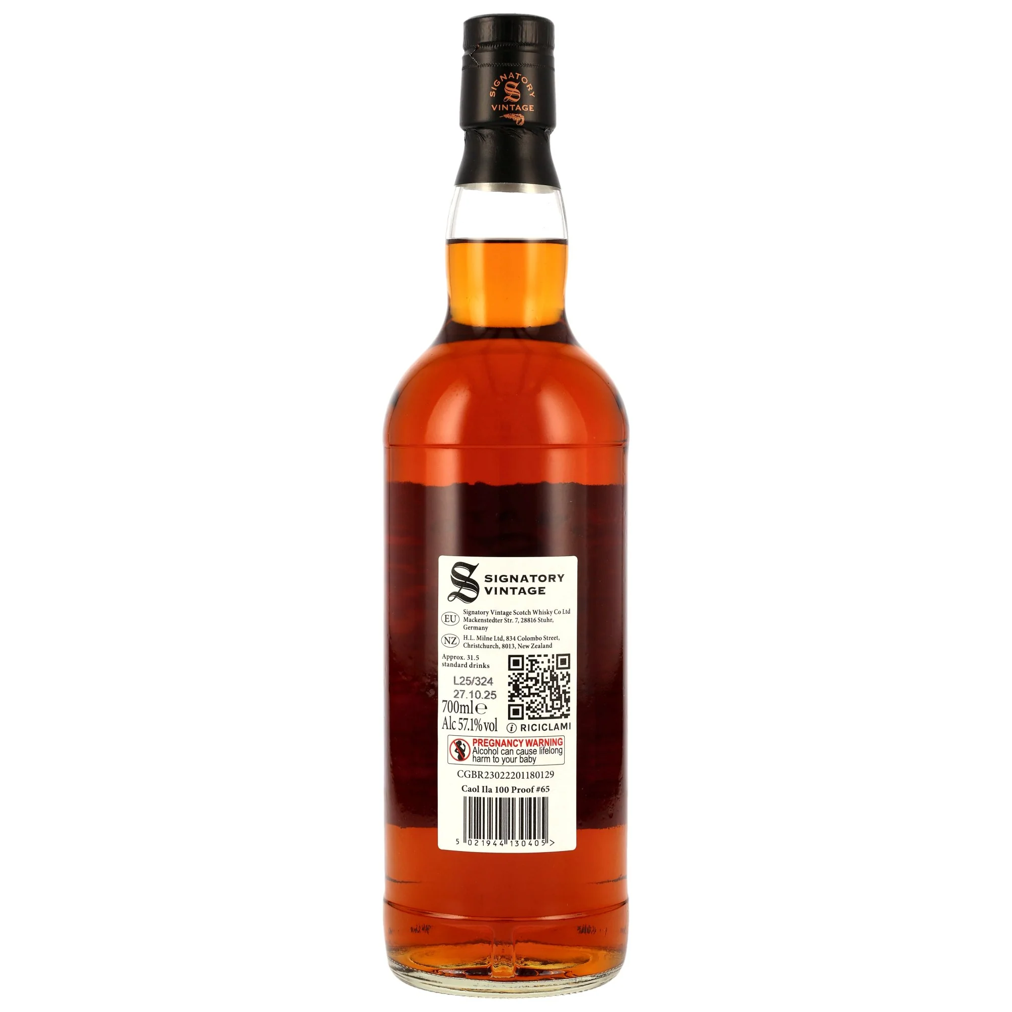 Caol Ila 12 Jahre 2013/2025  Oloroso Sherry Butts SV 100 Proof Edition #65 57,1% 0,7l - Image 2