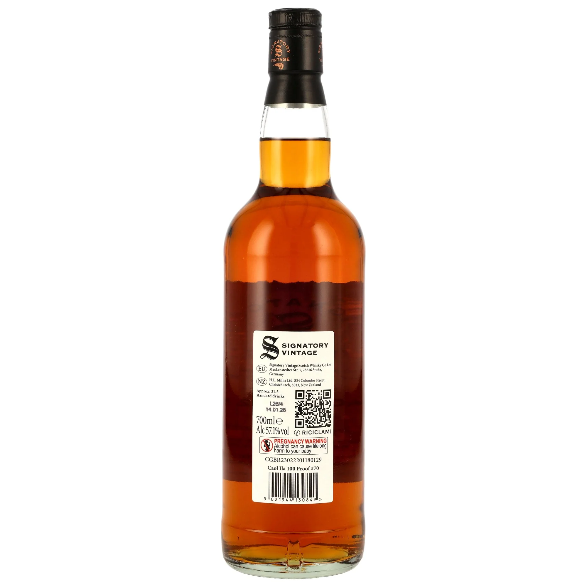 Caol Ila 13 Jahre 2012/2026 Signatory Vintage 100 Proof Edition #70 57,1% 0,7l - Image 2