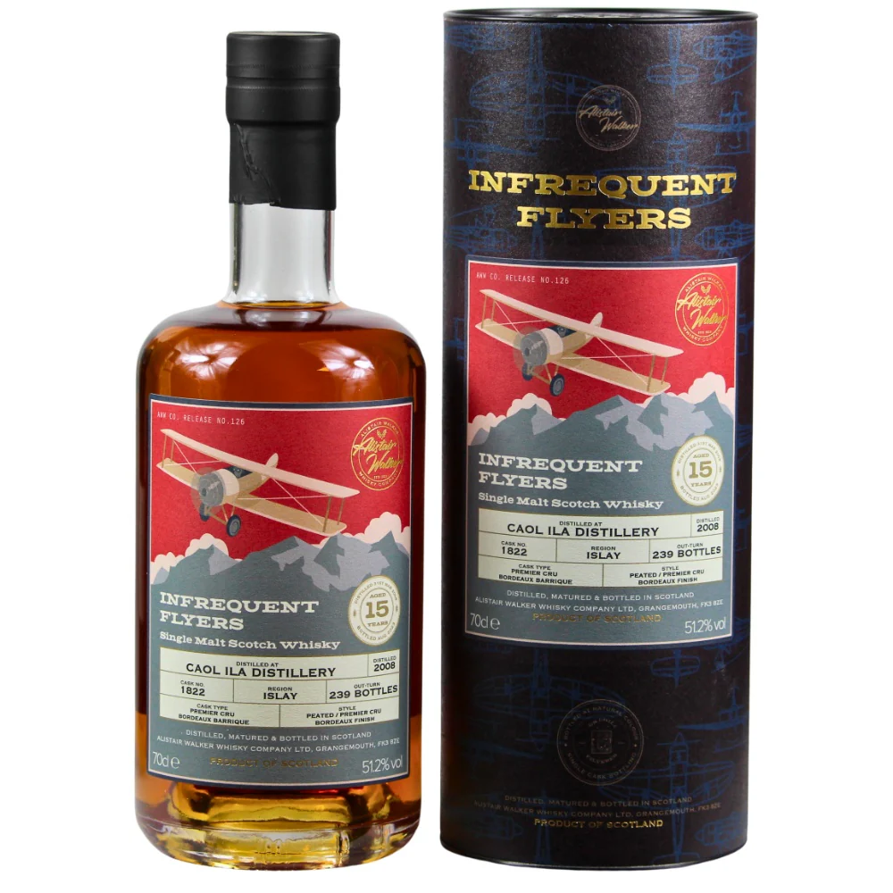 Caol Ila 15 Jahre Infrequent Flyers No.126 Cask #1822 51,2% 0,7l