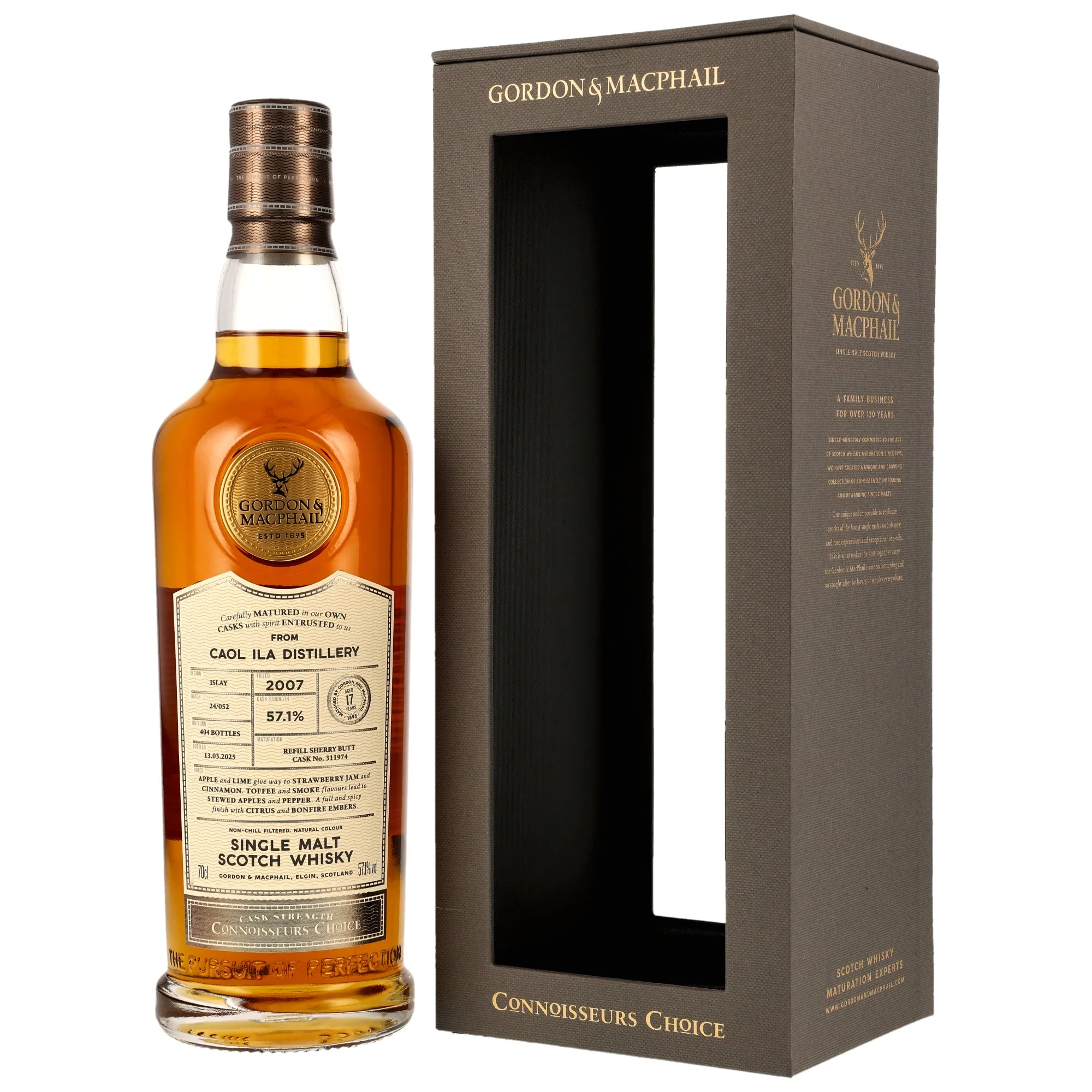 Caol Ila 17 Jahre 2007/2025 Gordon & MacPhail 57,1% 0,7l