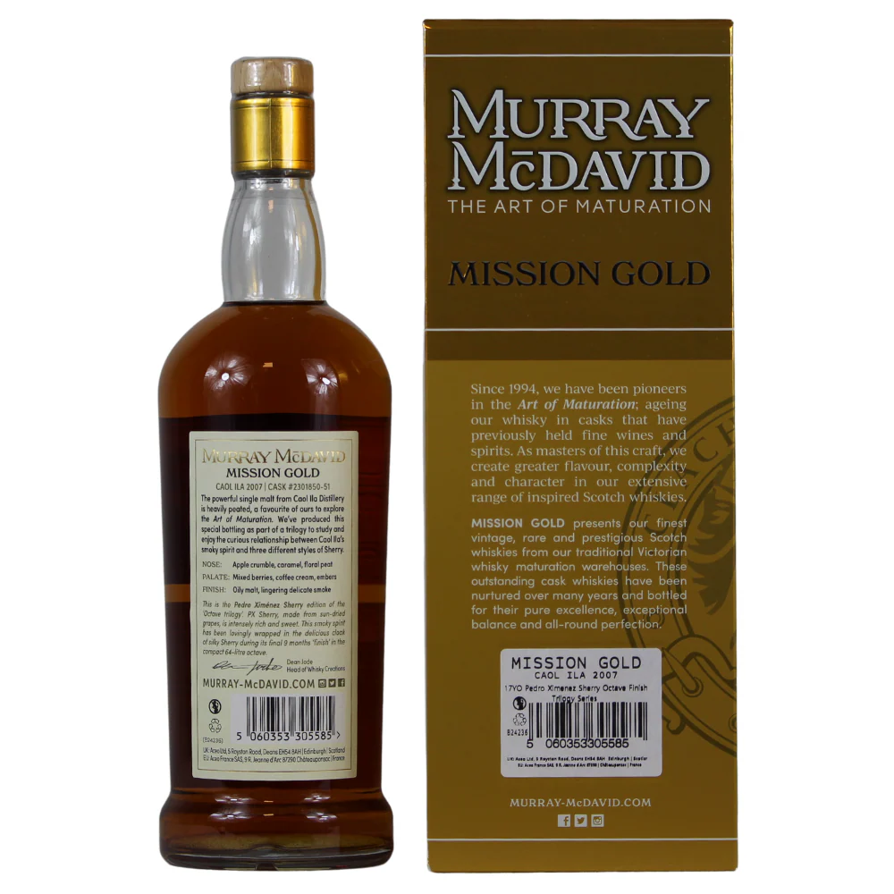 Caol Ila 17 Jahre Mission Gold Pedro Ximenez Murray McDavid 55,7% 0,7l - Image 2