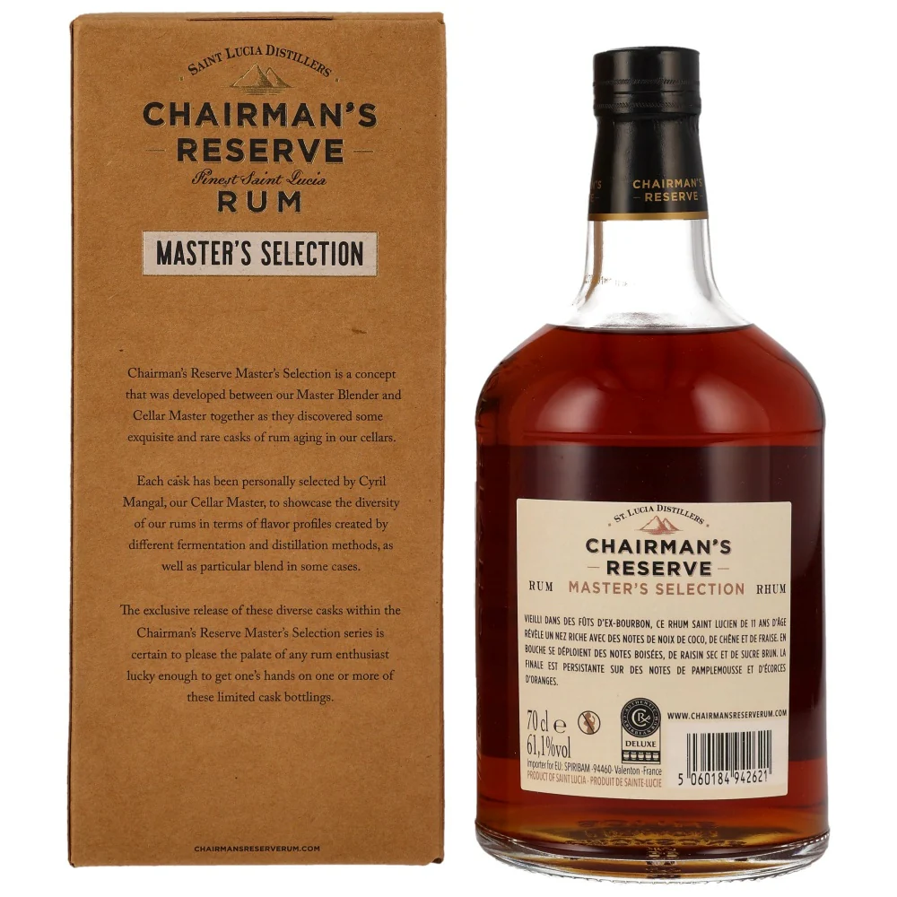 Chairman's Reserve Rum 11 Jahre New Vibrations Cask #0295032010 61,1% 0,7l - Image 2