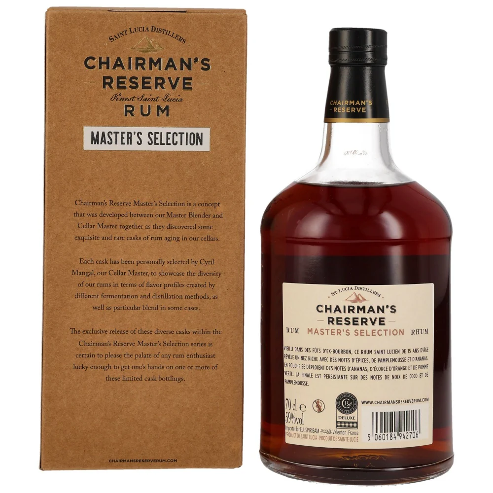 Chairman's Reserve 15 Jahre Master's Selection Cask #0619112005 59% 0,7l - Image 2