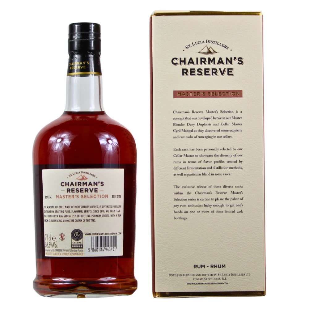 Chairman's Reserve Saint Lucia Rum Master's Selection Wu Dram Clan 58,3% 0,7l - Image 2