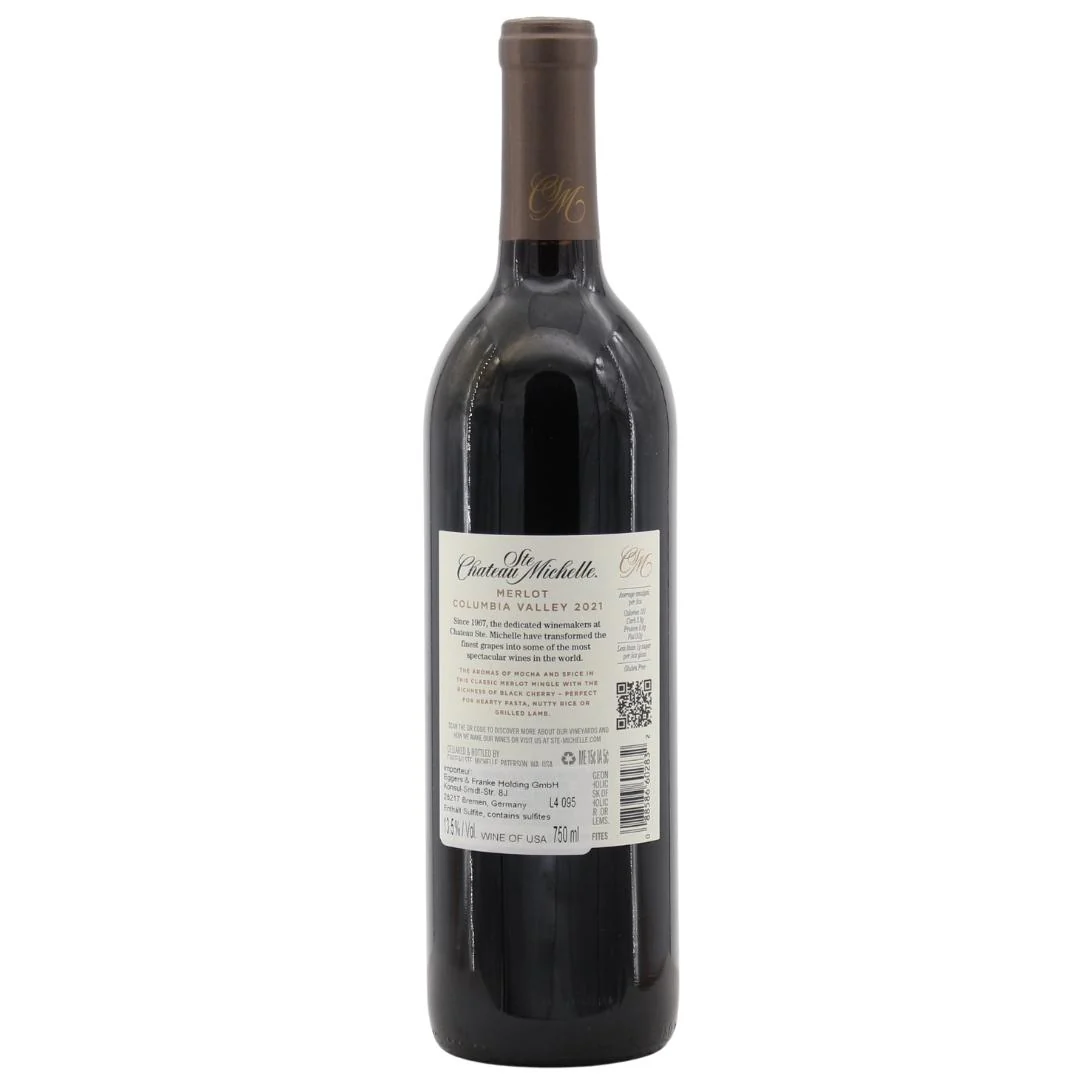 Chateau Ste Michelle Columbia Valley Merlot 2021 13,5% 0,75l - Image 2
