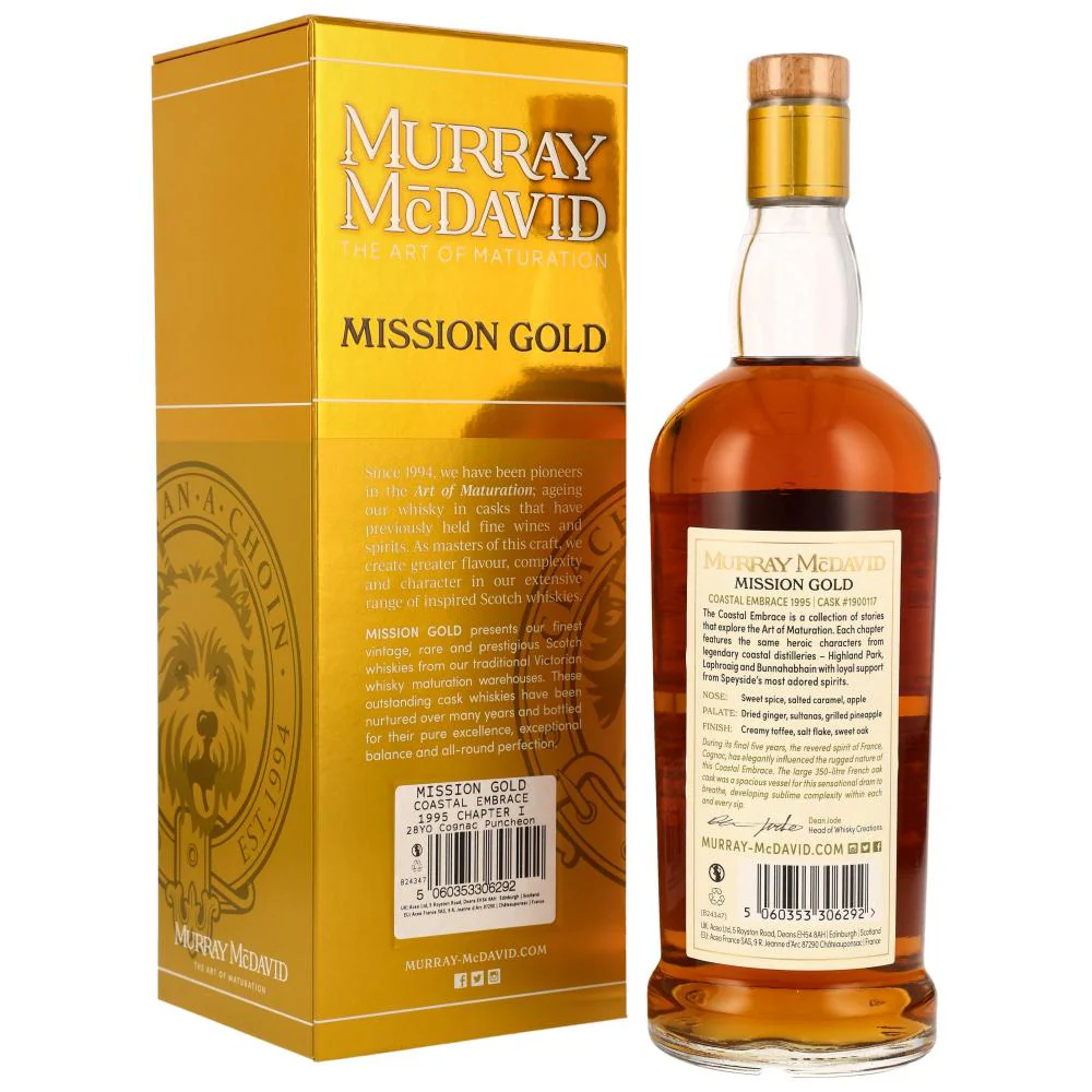 Coastal Embrace 28 Jahre Cognac Puncheon Murray McDavid 55,1% 0,7l - Image 2