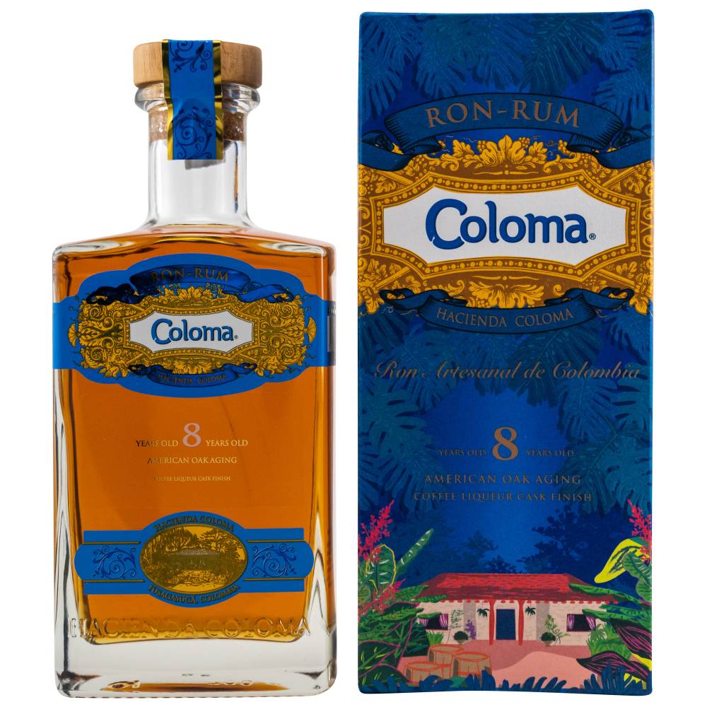 Coloma Rum 8 Jahre Columbia 40% 0,7l