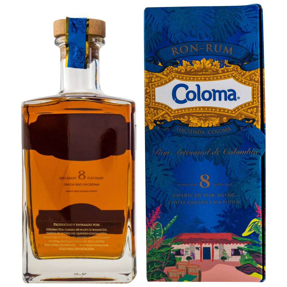 Coloma Rum 8 Jahre Columbia 40% 0,7l - Image 2