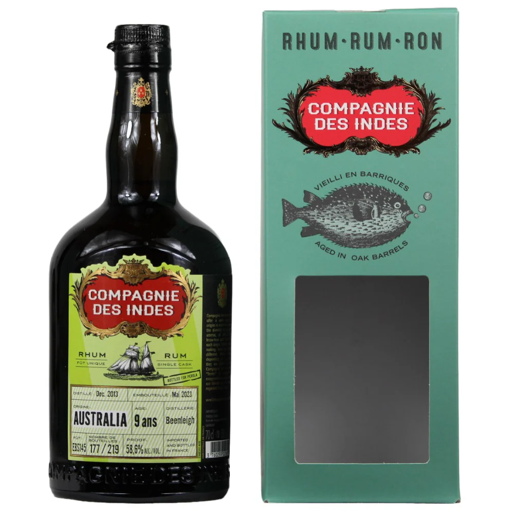 Compagnie Des Indes Australia 9 Jahre Beenleigh Single Cask Rum #EBS145 58,6% 0,7l
