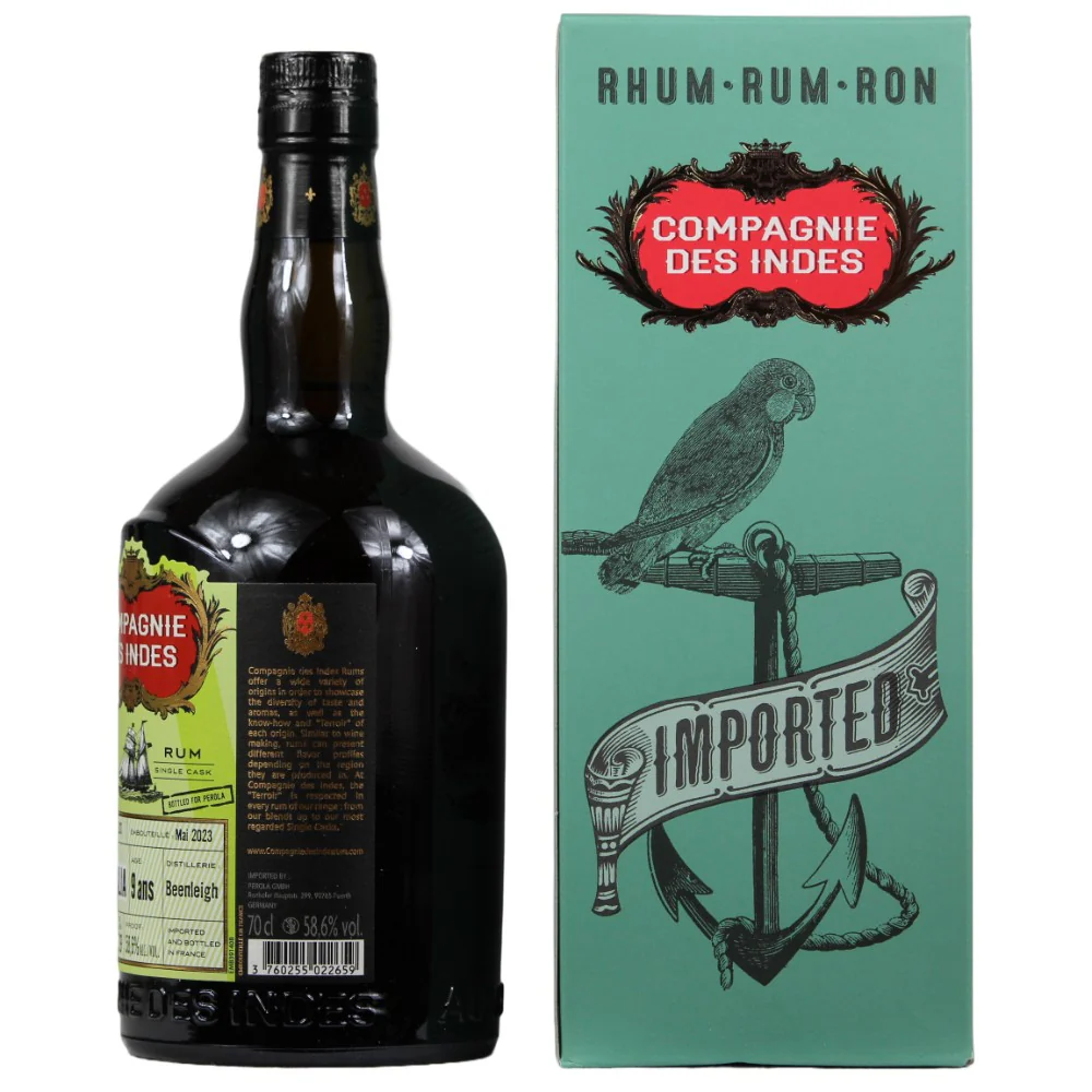 Compagnie Des Indes Australia 9 Jahre Beenleigh Single Cask Rum #EBS145 58,6% 0,7l - Image 2