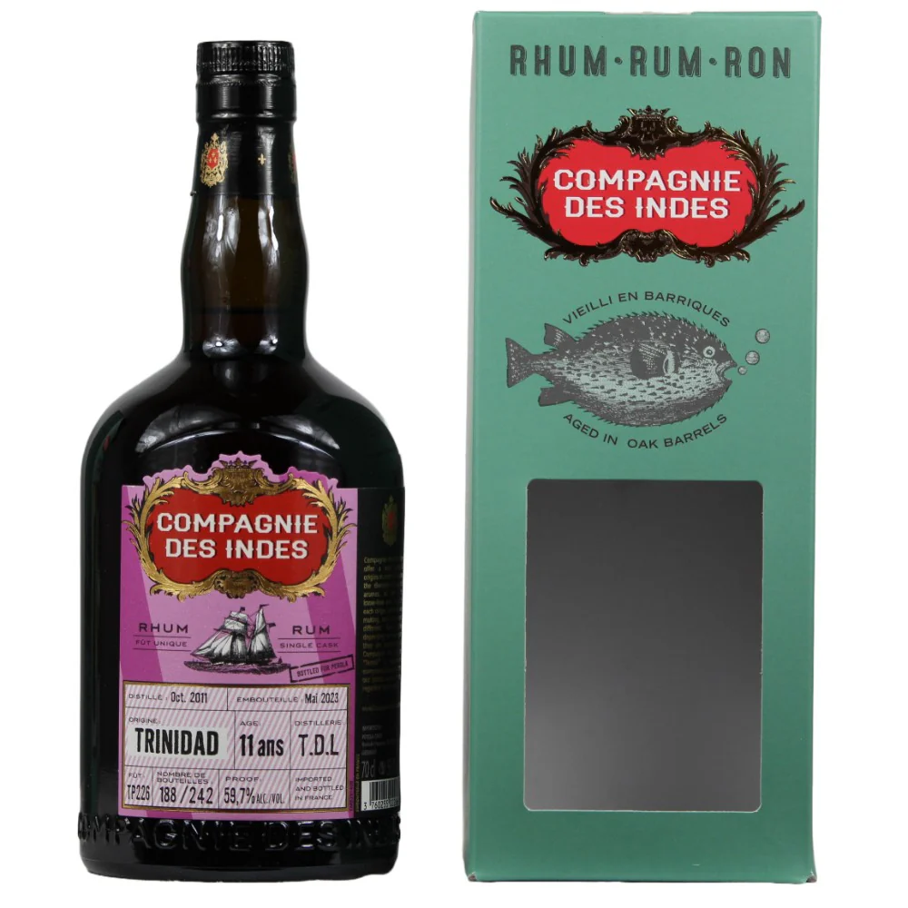 Compagnie Des Indes Trinidad 11 Jahre T.D.L Single Cask Rum #TP226 59,7% 0,7l