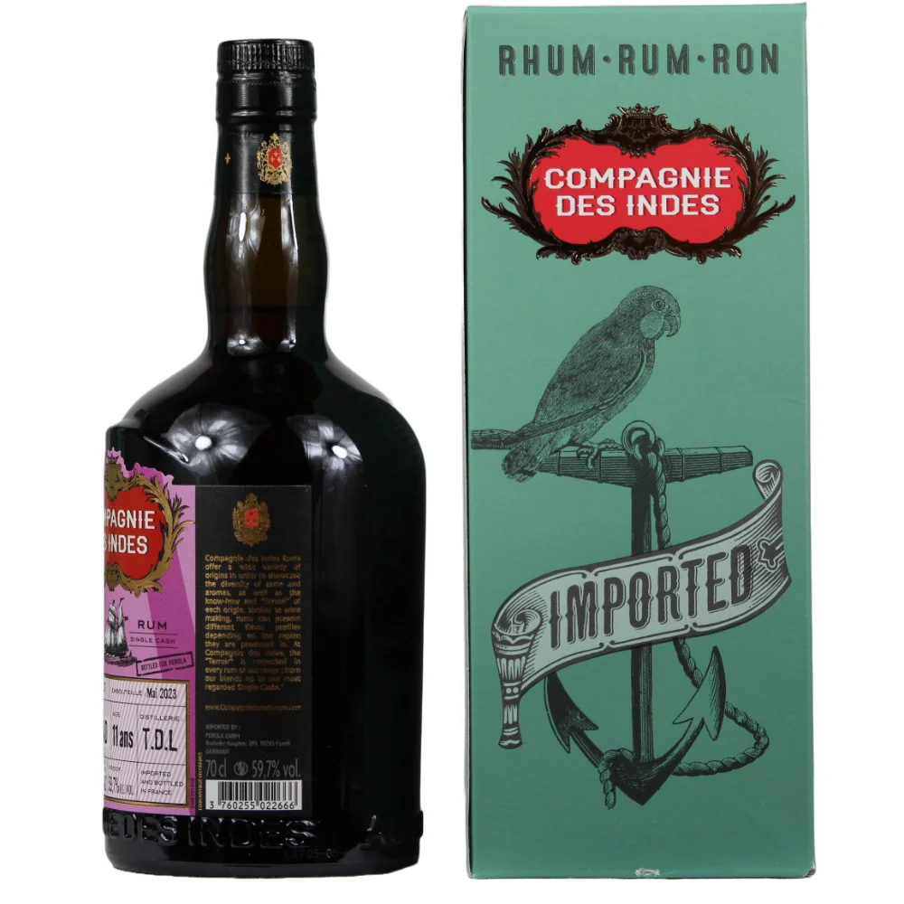 Compagnie Des Indes Trinidad 11 Jahre T.D.L Single Cask Rum #TP226 59,7% 0,7l - Image 2