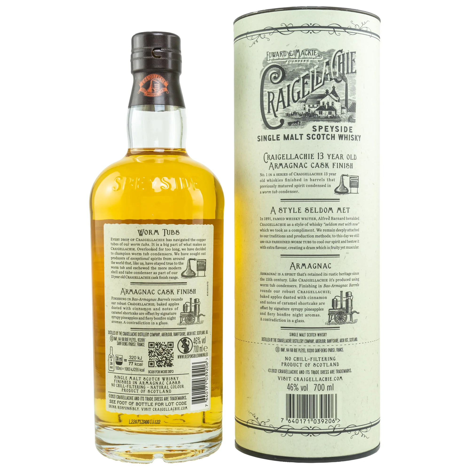 Craigellachie 13 Jahre Bas-Armagnac Barrels 46% 0,7l - Image 2
