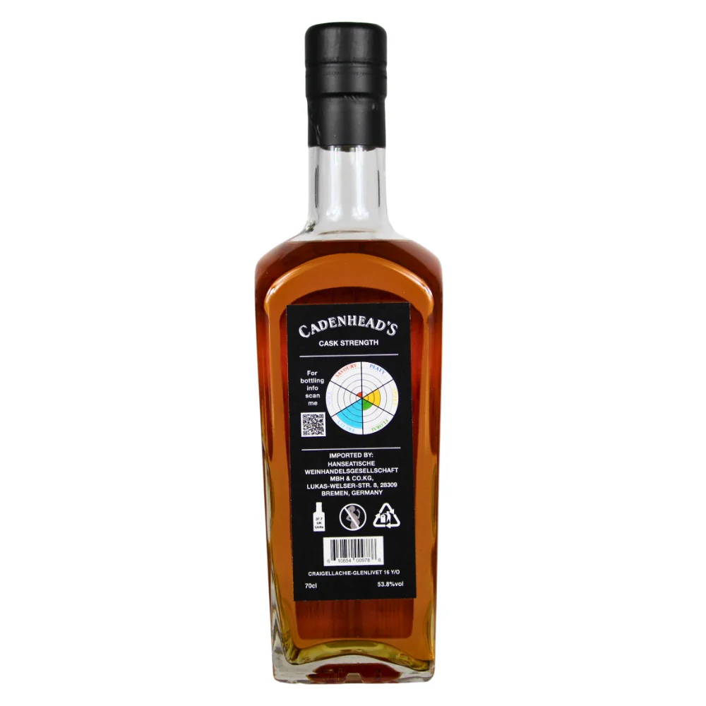 Craigellachie 16 Jahre Chairman's Stock Cask Strength Cadenhead's 53,8% 0,7l - Image 2
