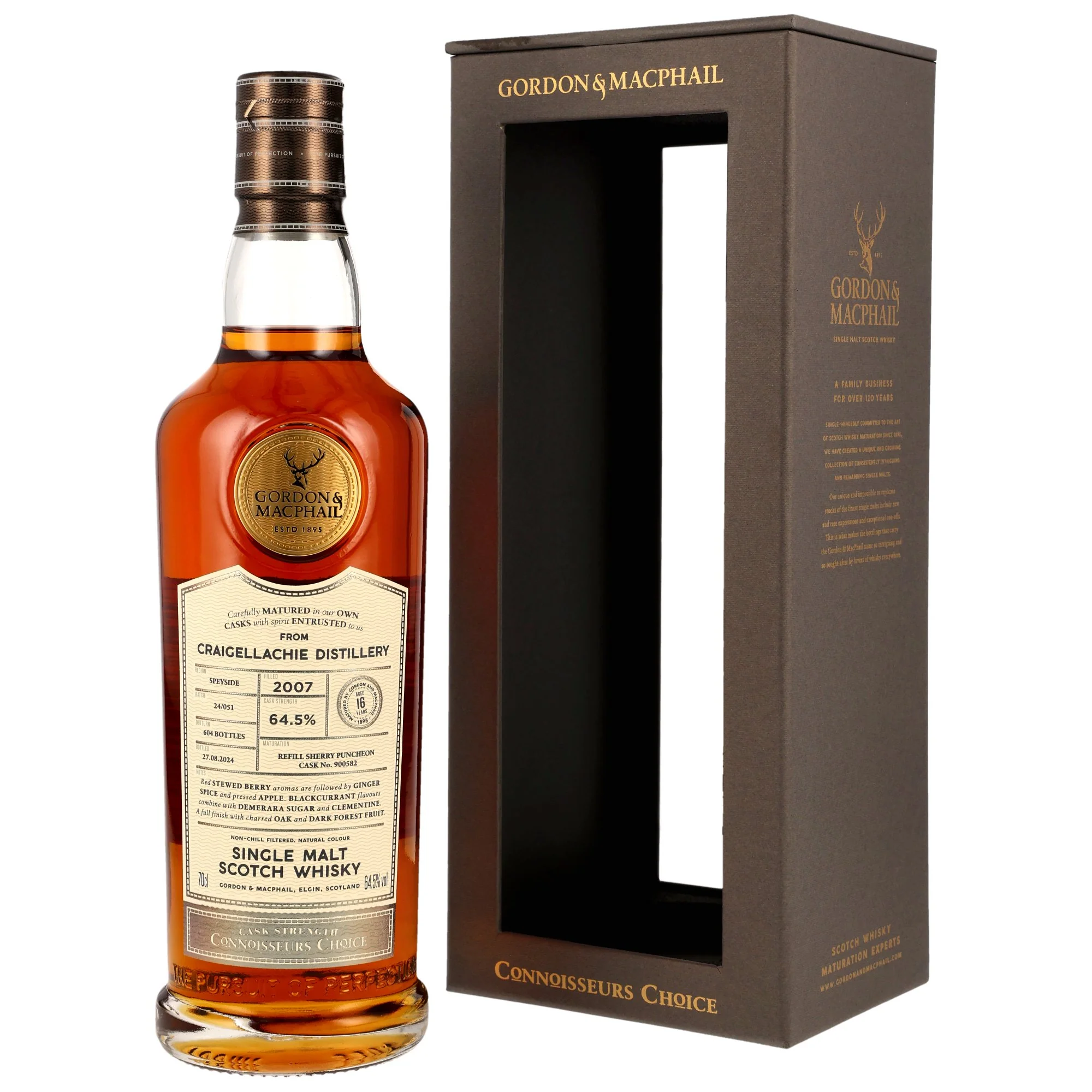 Craigellachie 16 Jahre 2007/2024 Gordon & MacPhail 64,5% 0,7l