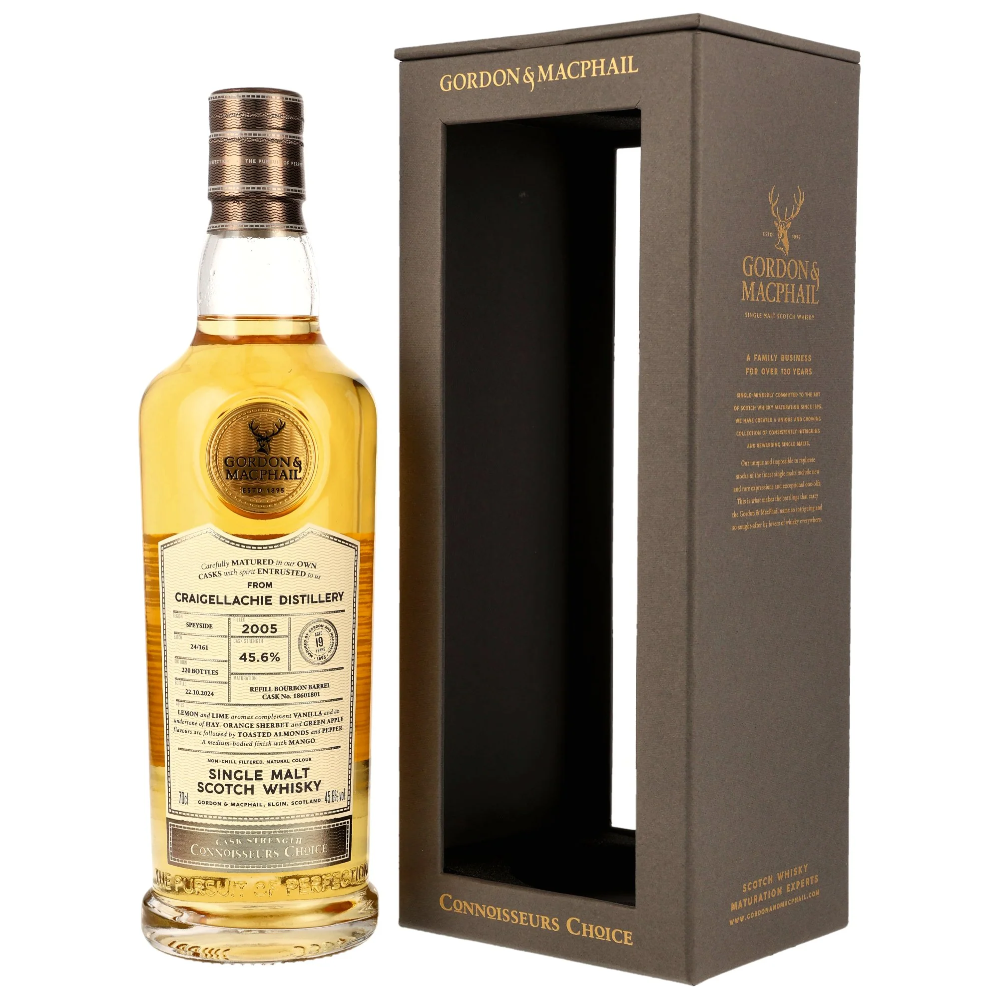Craigellachie 19 Jahre 2005/2024 Gordon & MacPhail Conoisseurs Choice 45,6% 0,7l