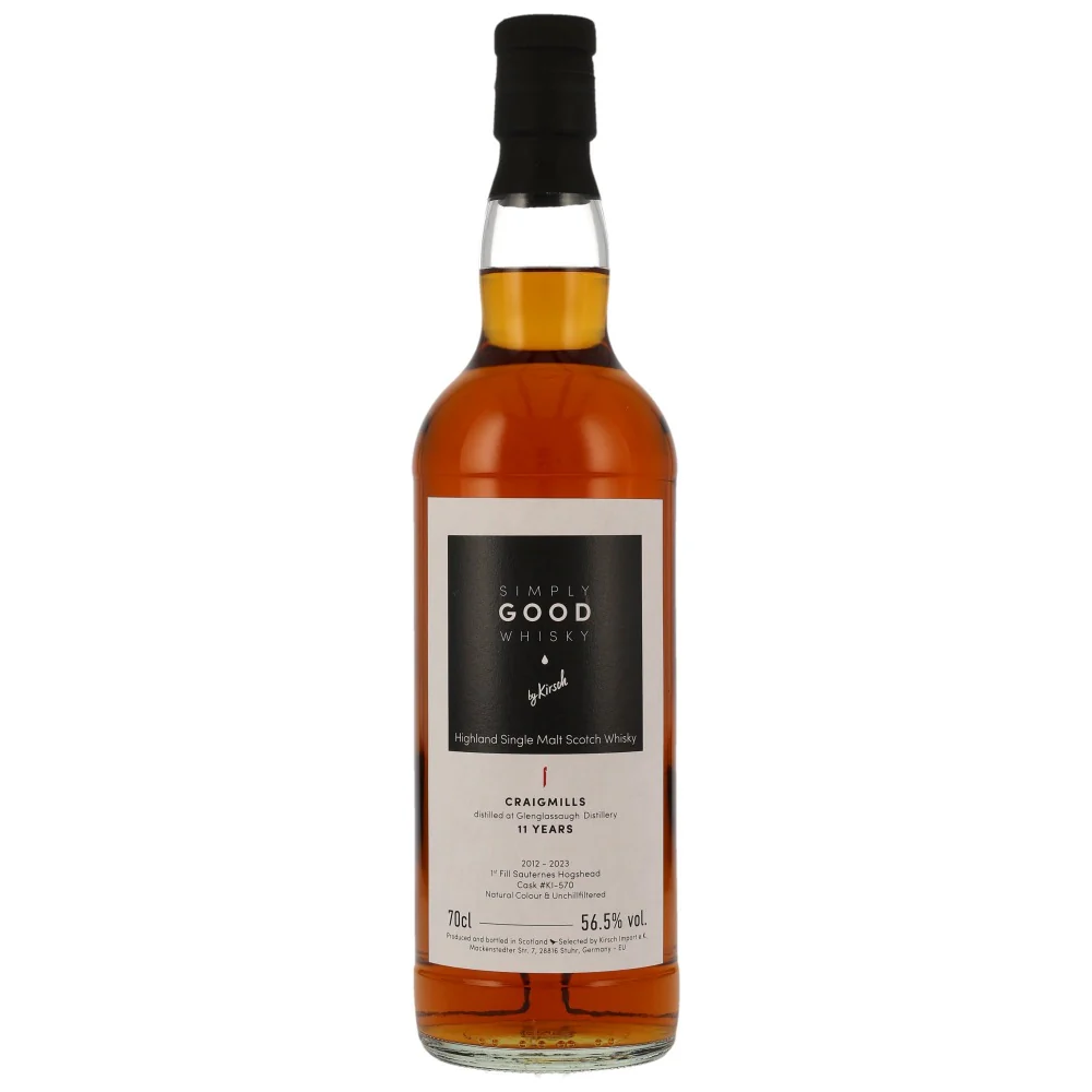 Craigmills Glenglassaugh 11 Jahre Simply Good Whisky #570 56,5% 0,7l