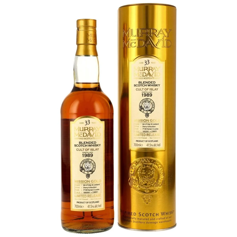 Cult of Islay 1989 33 Jahre First Fill Premier Cru Finish Murray McDavid 41,5% 0,7l
