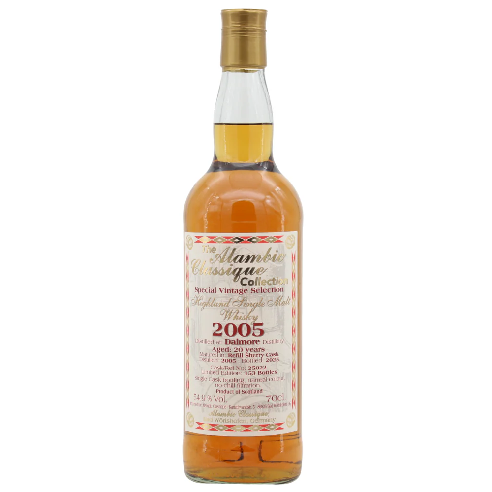 Dalmore 20 Jahre 2005/2025 Sherry Single Cask #25022 Alambic Classique 54,9% 0,7l
