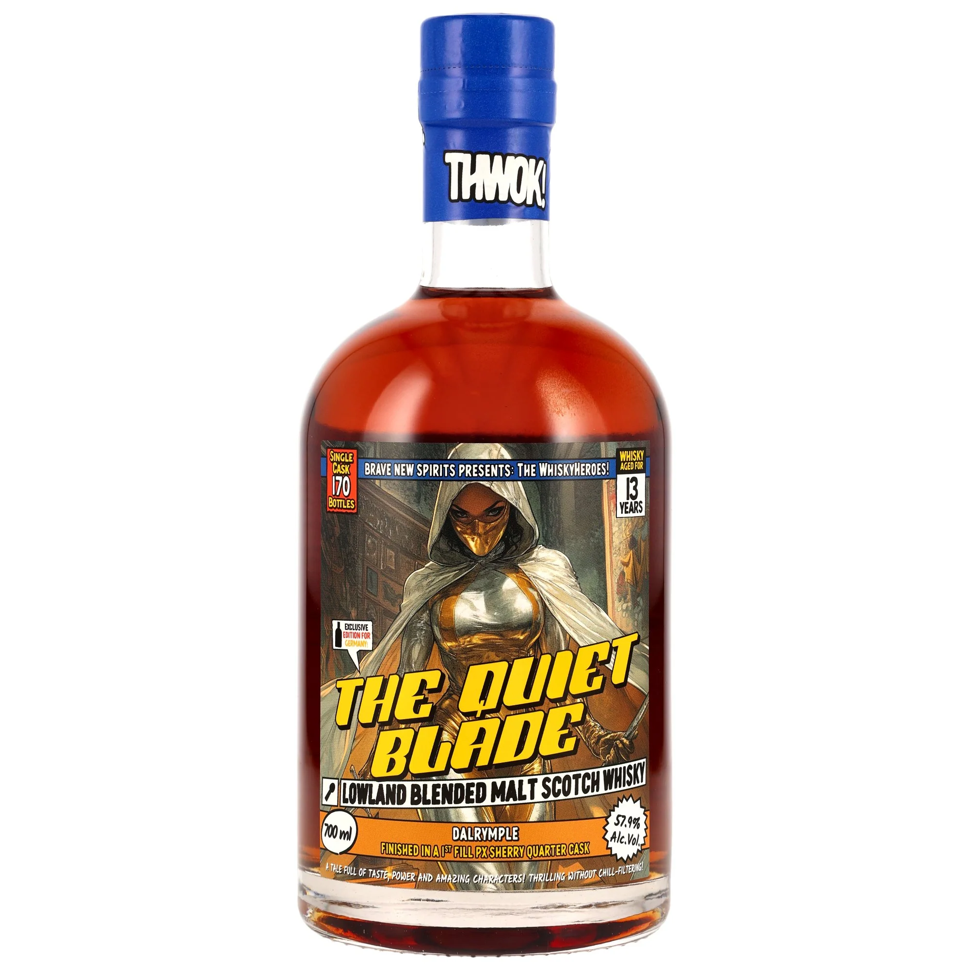 Dalrymple 13 Jahre Whisky Heroes The Quiet Blade - Brave New Spirits 57,9% 0,7l