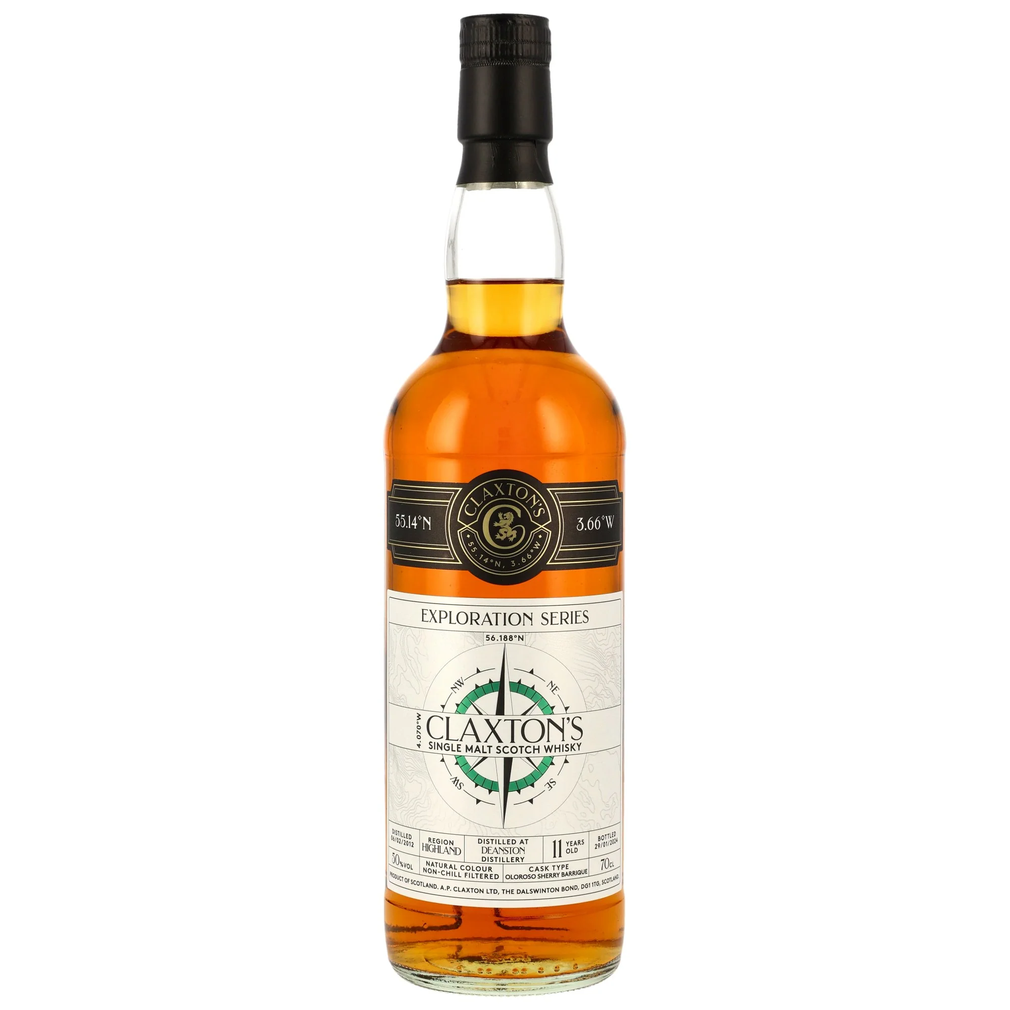 Deanston 11 Jahre 2012/2024 Oloroso Sherry Cask (Claxtons) 50% 0,7l