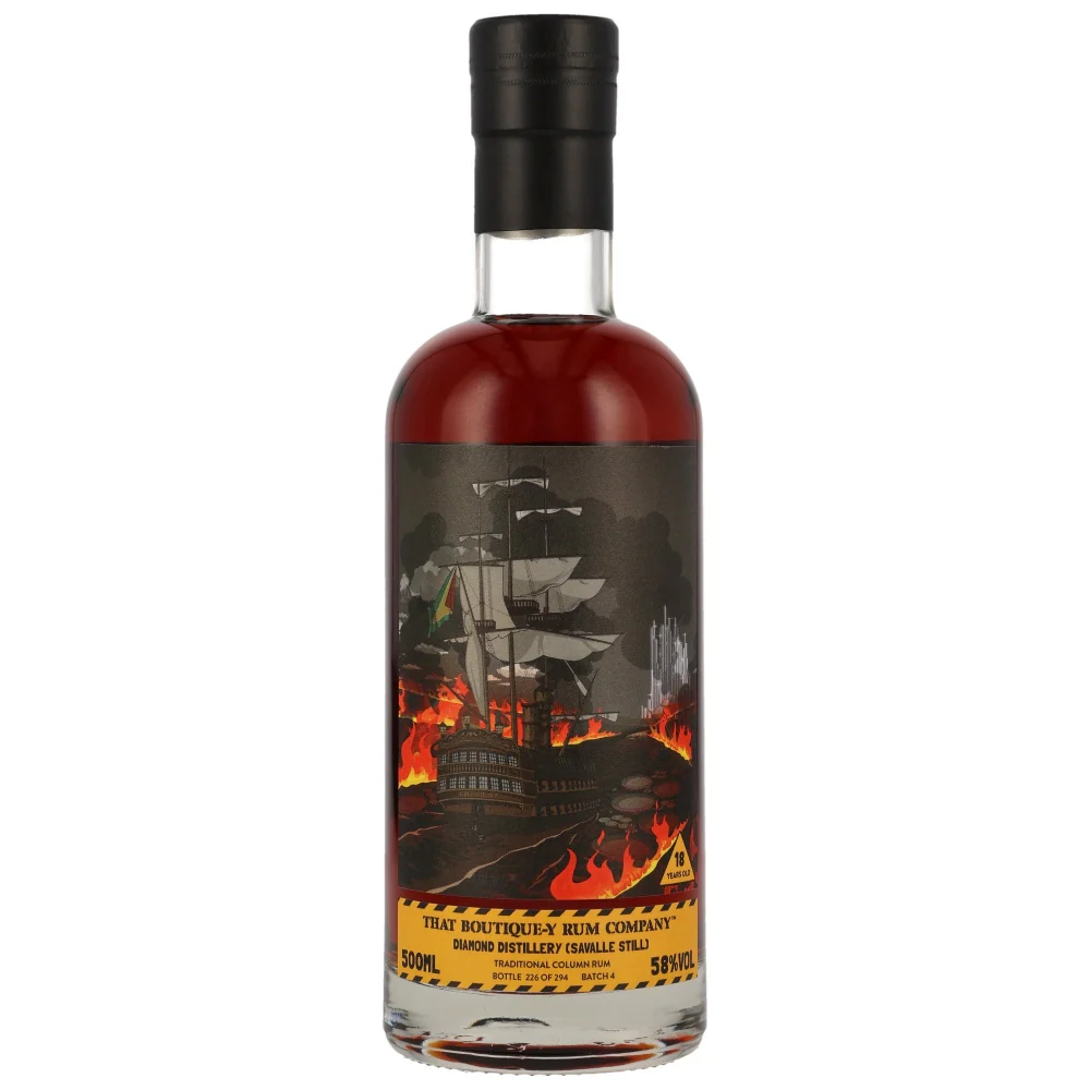 Diamond Distillery 18 Jahre Guyana Column Rum That Boutique-Y Batch 4 58% 0,5l